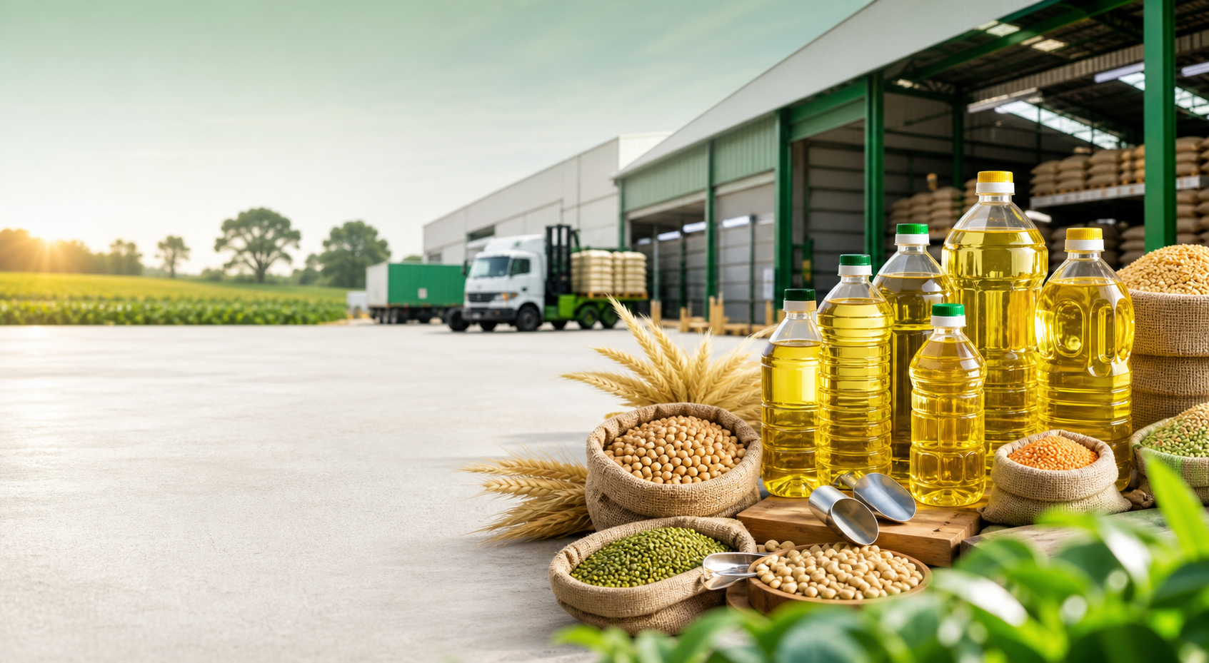 Organized agri commodity and edible oil supply operation