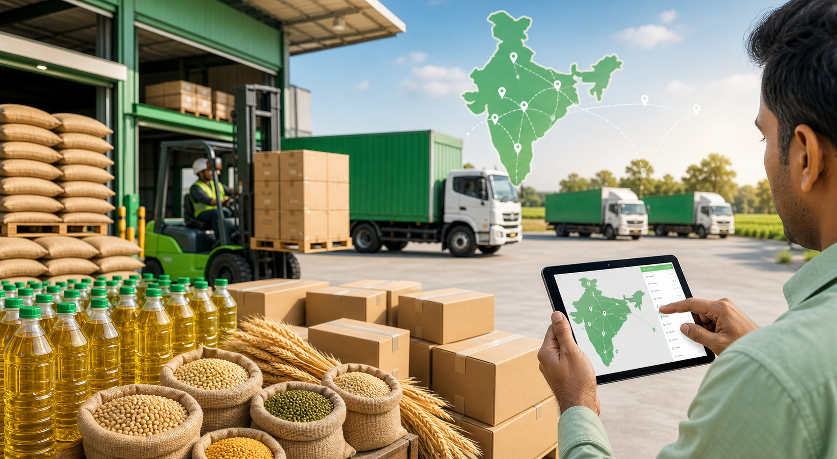 Agri supply chain coordination and dispatch process